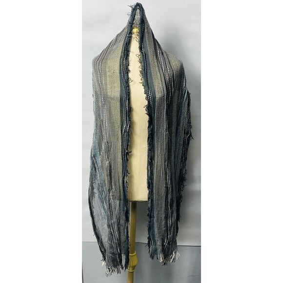 Collection Eighteen Woman’s Rectangle Fringe Scarf  Chunky Knit Long 15”x84” - Picture 1 of 5